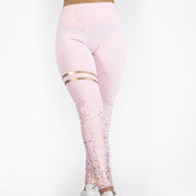 Dynamic High Waist Leggins - Pink