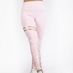 Dynamic High Waist Leggins - Pink