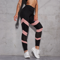 Active Leggins - Schwarz Pink